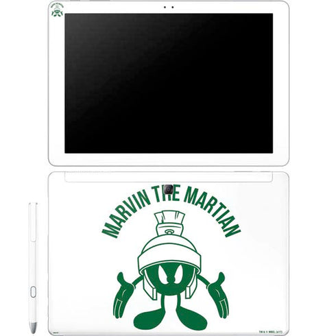 Looney Tunes Marvin the Martian Big Head Galaxy Book 12in Skin